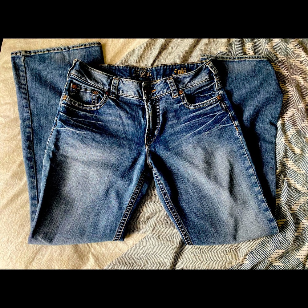 Silver Suki Jeans